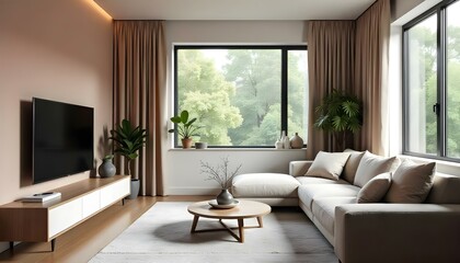 Aesthetic Home Interior with modern architecture