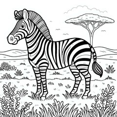 Serengeti Sentinel: A African animal Vista
