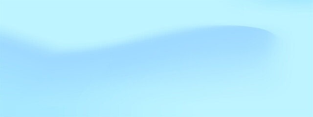 Gradient Pastel Winter Background. Blur banner. Holographic print. Abstract vector illustration in Blue tones. Sky colors wallpaper.