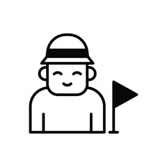 Travel Guide vector icon stoct illustration