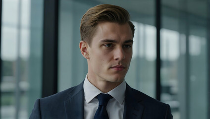 Fototapeta premium Confident Businessman Portrait 
