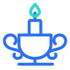 Islamic Icon Colored Line Style