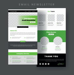 Newsletter Email Template Design for Business