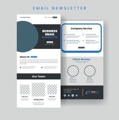 Newsletter Email Template Design for Business