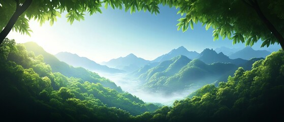 Fototapeta premium Natural Wonders Breathtaking Scenery Perspective