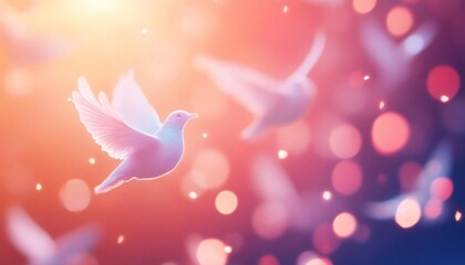 Pastel Dreamy Atmosphere Birds Eye View