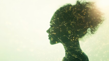 The Woman with Digital Network