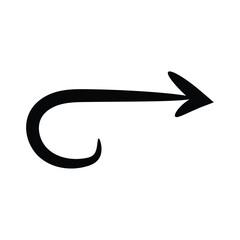 Arrow icon stock vector illustration