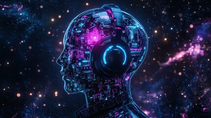 The Futuristic Digital Headphones