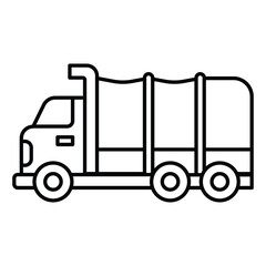 Military truck icon vector design template basic RGB