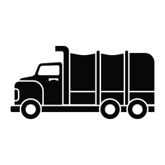 Military truck icon vector design template basic RGB