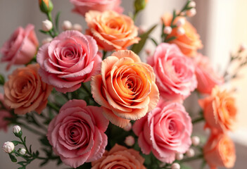 Naklejka premium bunch of roses
