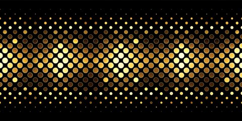 Elegant geometric pattern of gold dots on black background for holiday decorations and luxury designs , luxury, elegant, geometric