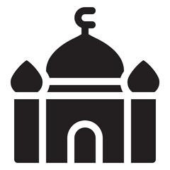 Islamic Icon Glyph Style