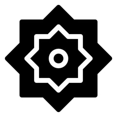 Islamic Icon Glyph Style