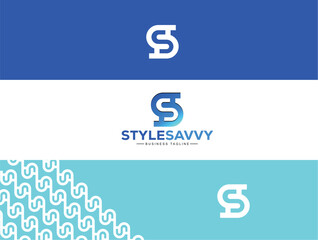 creative modern letter S minimalist logo design