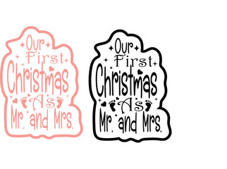 Our First Christmas As Mr. and Mrs Design.