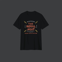 the royal heat graphic style vector illustration