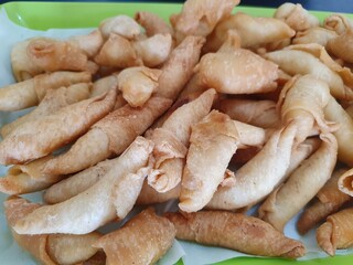 pisang molen Indonesian traditional food made from bananas coated