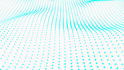 Half tone dots gradient background. Circular ornament. Pattern of dots, particles, molecules, fragments.  Polka dot pattern seamless background.