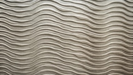 Obraz premium Rough surface with wavy pattern on gray background, texture, rough, surface, wavy, pattern, gray, background, abstract, design