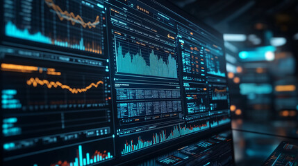 Financial Data Analytics on Multiple Screens