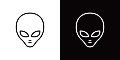 グレイのシンプルなラインアイコン