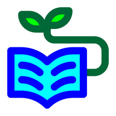 botany, botanical, science, study, plant, ecology, life colored outline icon