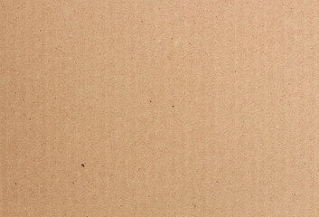 Cardboard sheet texture background, detail of recycle brown paper box pattern.