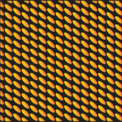 yellow and black capsule pattern design 