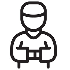 Islamic Icon Line Style