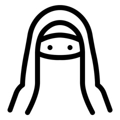 Islamic Icon Line Style