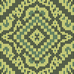 Geometric Ethnic Ikat Pattern Curtainsfolk Embroidery, Aztec Geometric Ornament Print. Design for Carpet, Wallpaper, Clothing, Wrapping, Fabric