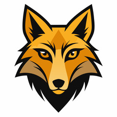 Coyote Head Vector Illustration