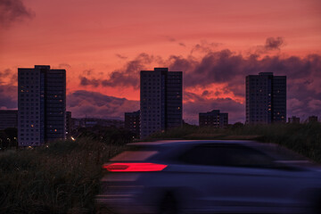 Atardecer en Edimburgo