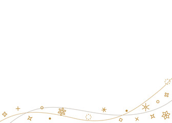 雪の結晶のデコレーションフレーム、冬のイメージデザイン