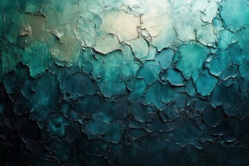 abstract background of dark green and teal gradients merging softly embellished with shimmering textures and a brushed matte finish offering a tranquil and modern aesthetic