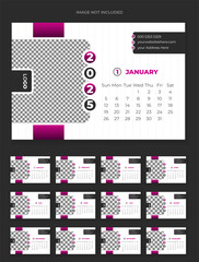 Desk Table Top Vector Corporate Desk  calendar design, 2025 Table  calendar design ,wall calendar, cover template vector, advertisement creative.