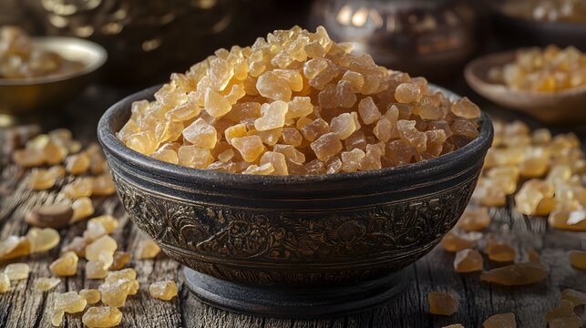 Guggul Resin from Commiphora Mukul Tree for Ayurvedic Weight Management and Cholesterol Support