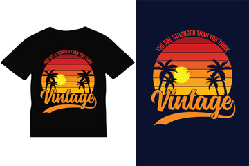 Retro Vintage Typography T-shirt Design