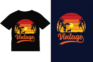 Retro Vintage Typography T-shirt Design