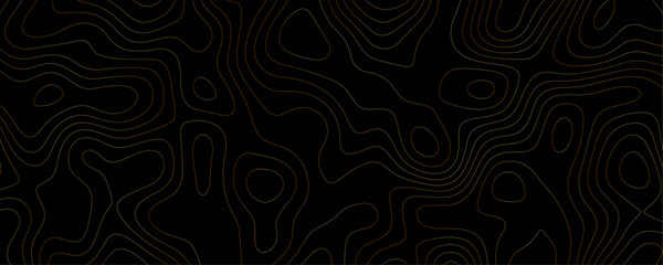 Abstract Topography Design Featuring Geometric Contours and Mountain Relief for a Dark Background Climbing and Hiking Banner
