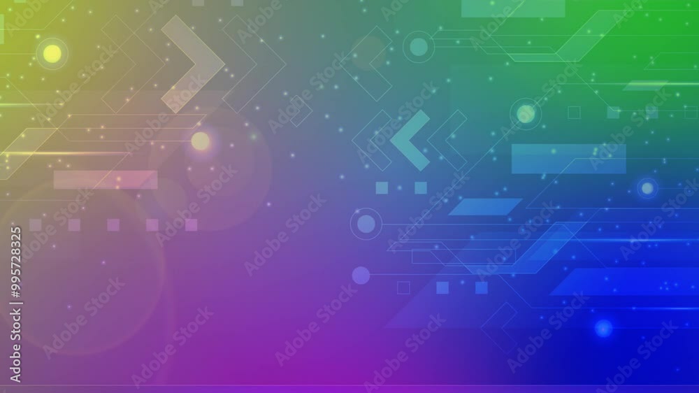 Wall mural abstract colorful gradient background video animation. animated motion gradient background video in 