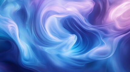 Fototapeta premium A dreamy blue and purple abstract background with soft gradients and space for text or graphics.