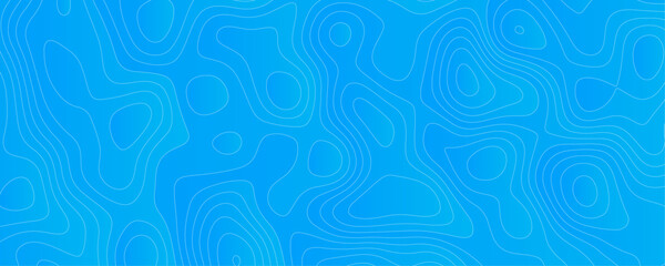 Abstract Terrain Topography Design with Geometric Contours and Ocean Depth Lines for a Futuristic Marine Navigation Concept
