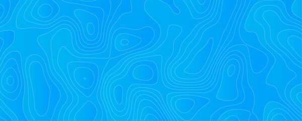 Abstract Terrain Map with Geometric Contours and Marine Navigation Lines for a Modern Digital Topography Illustration
