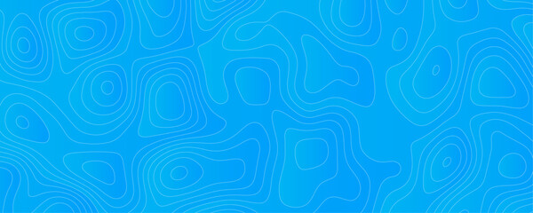 Abstract Terrain Map with Geometric Contours and Marine Navigation Lines for a Modern Digital Topography Illustration
