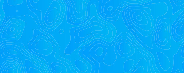 Futuristic Topographic Map Design Featuring Wavy Terrain Lines and Depth Patterns for a Conceptual Marine Navigation Background
