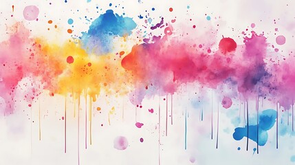 Fototapeta premium Abstract Watercolor Splatter