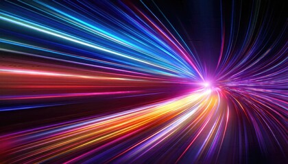 Warp Speed, Speed effects background, Speed of Light, A Journey Through Time and Space